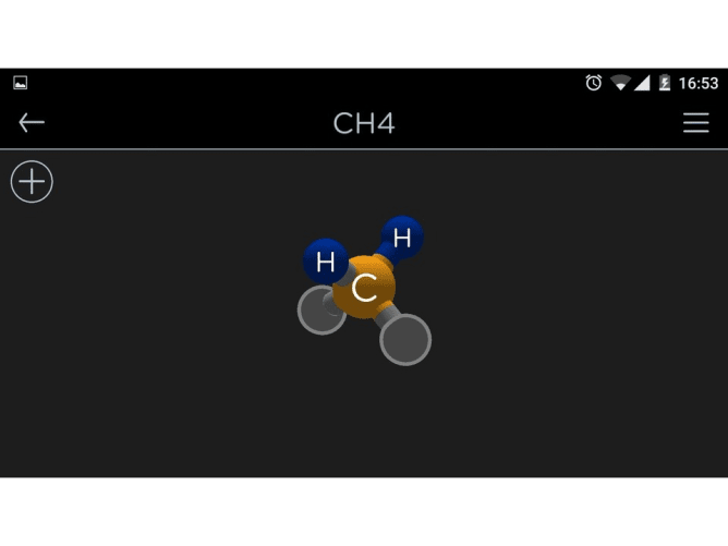 Waltzing Atoms App: Methan – Das Atom in der ersten Position