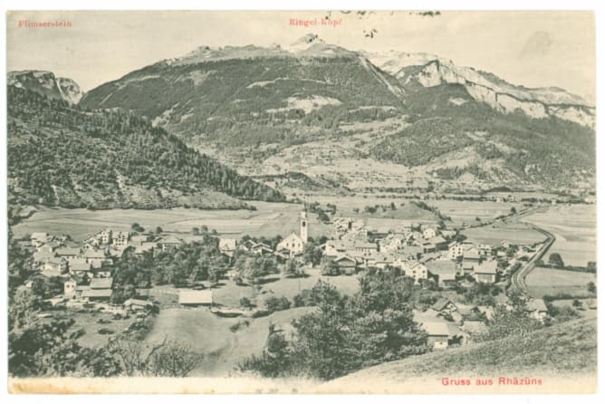 Kartengruss aus dem Jahr 1909