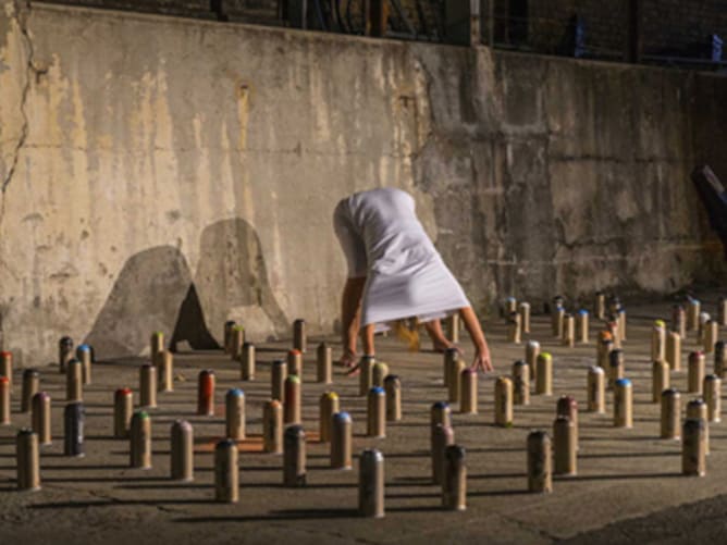 solodance mit einer Site specific Tanzperformance