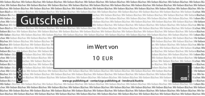 Buchgutschein im Wert von 10 €