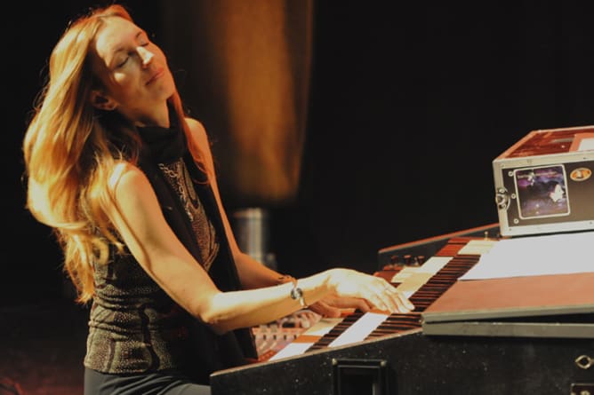 Barbara Dennerlein, the world famous organist