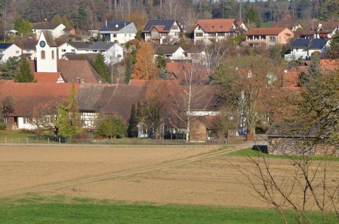 Dorfansicht von Oberneunforn