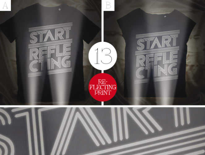 Start Reflecting – with reflecting print!