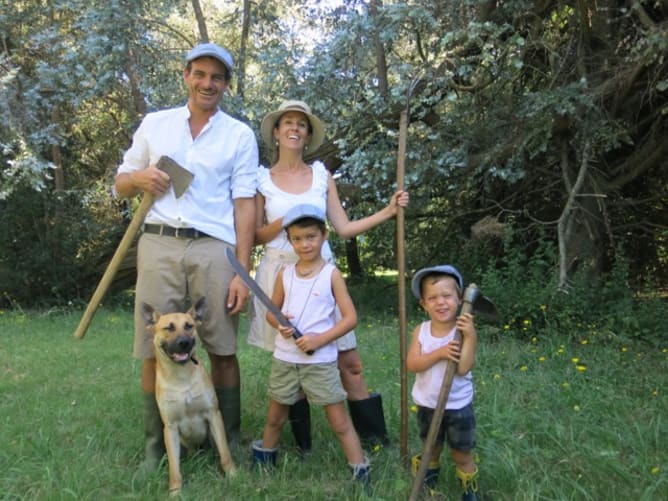 Mathias, Serena, Benicio und Ramiro