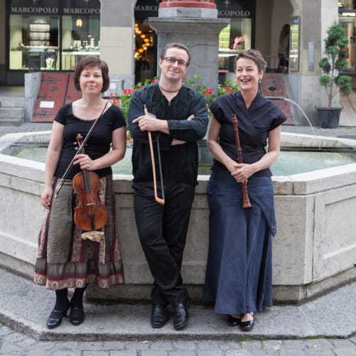 Lenka Torgersen, Violine – Jan Krigowsky, Violone – Katharina Suske, künstlerische Leitung und Oboe