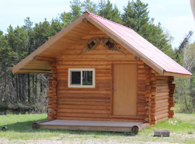 Muster_kleine Blockhütte