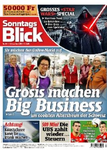 Headline im SonntagsBlick