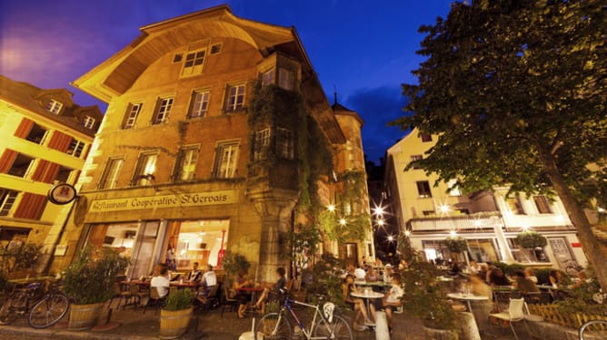 CHF 52 – Geniess deinen Feierabend bei Bier und Oliven im Restaurant St. Gervais