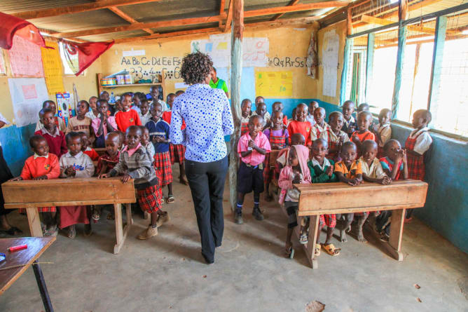 Kindergarten im Umoja village