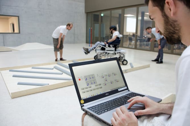 Testsession an der Hochschule für Technik Rapperswil.