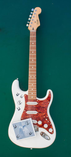 signed and live played guitar