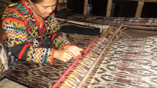 Weaving is intricate and precise (not dissimilar to watch making in Switzerland)