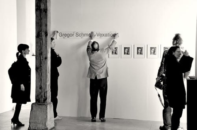 2009, Ausstellungsansicht «Vexations» des Wiener Künstler Gregor Schmoll