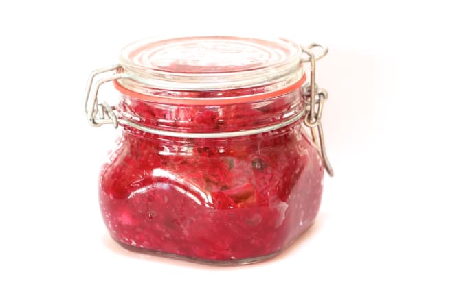 Rotes Sauerkraut aus blauem Kabis – handgemacht!