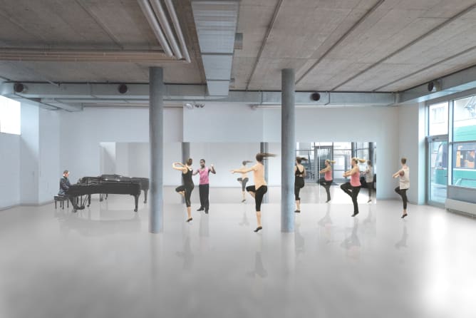 Dance class space