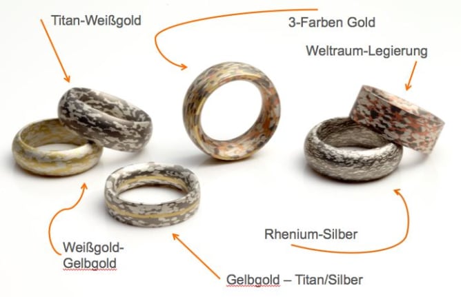 several ring designs