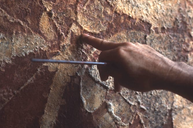 Travail aux tableaux César Manrique