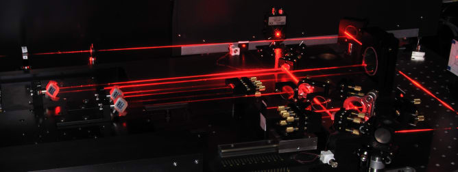 Laser sind ein wichtiges Werkzeug der Quantenoptiker