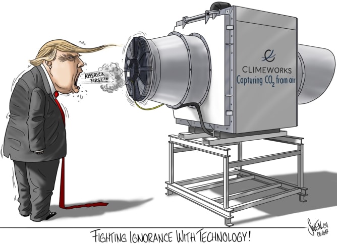 Cartoon, kindly donated by Silvan Wegmann