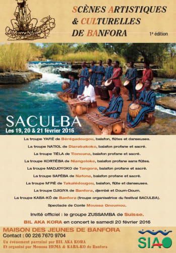 Flyer du festival SACULBA 2016