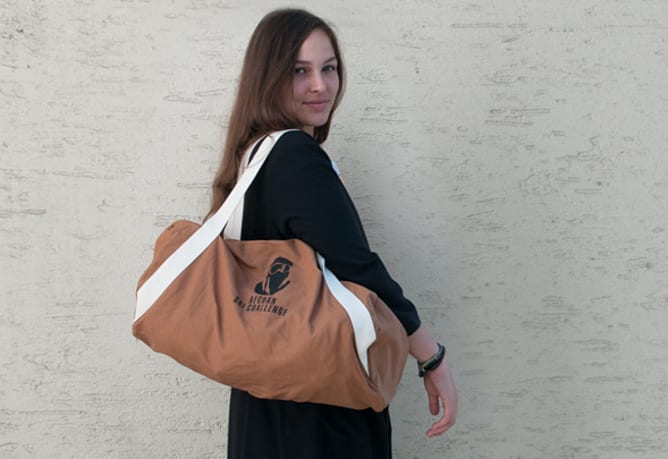 Tasche mit BSC Logo (schlamm-braun)