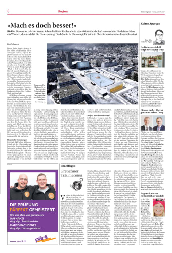 Eisplanade im Bielertagblatt