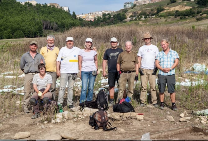 Group on our Excavation Ascoli Satriano (Italy)