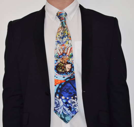 Harry Clarke Two Faces tie €93