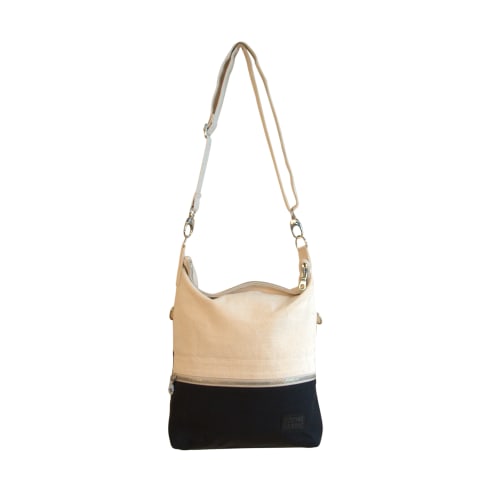 Handtasche - black / natural