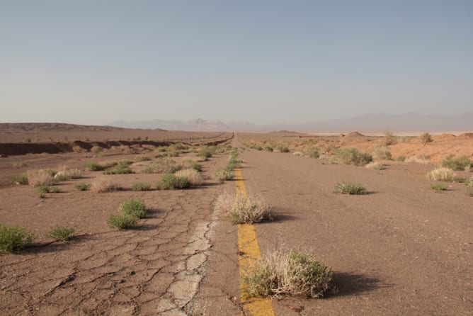 La route en Iran