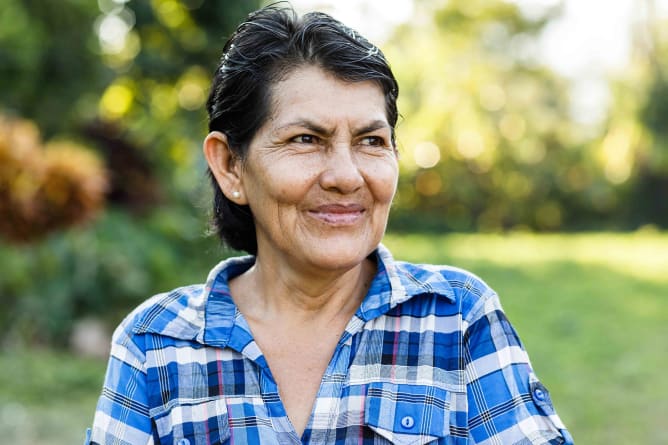 Charito, productrice de cacao et Co-fondatrice