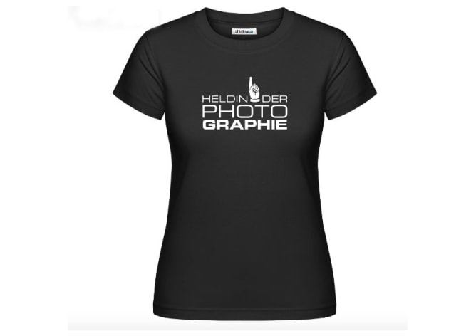 T-Shirt «Heldin der Photographie»