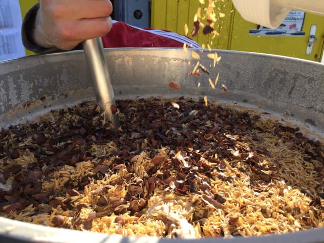 Cacao husks and nibs for Boris