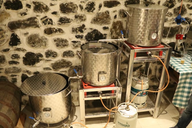 Matériel de brassage actuel (cuves de 100L)