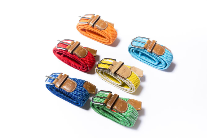 Ceinture multicore élastique unisexe taille extensible idéales pour sorties loisirs et sport