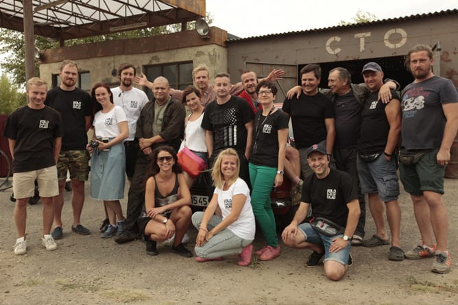 Filmcrew von «Voroshilovgrad» in Starobilsk (Ostukraine).