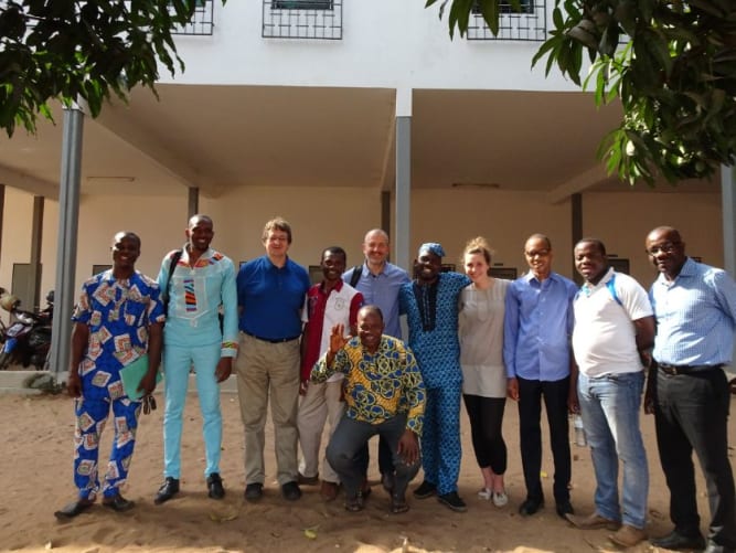 Présentation du projet de «soins de plaies chroniques» avec l'ANIIT - ENAM à Lomé