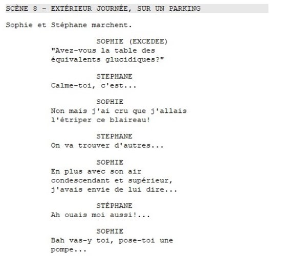 Extrait scénario 4/5