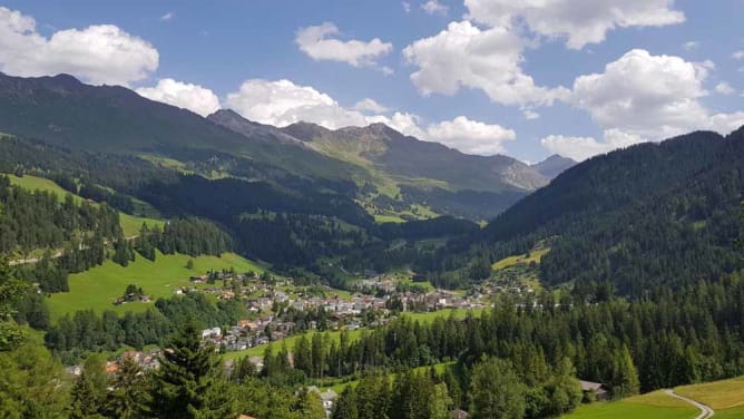 Blick vom Waldhotel