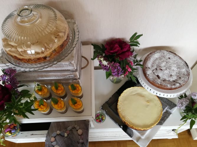 Geburtstag Kuchenbuffet