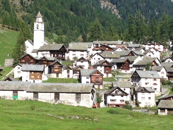 Bosco-Gurin im Tessin