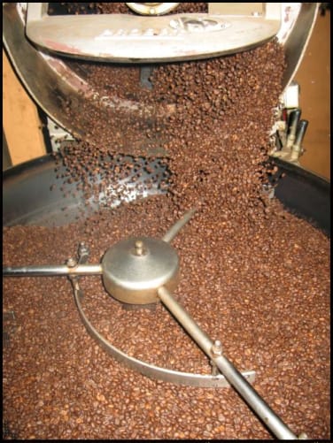 Unsere 20kg Probat Röstmaschine