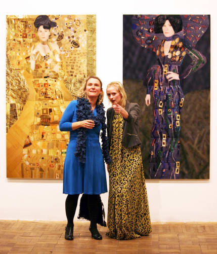 «Viermal Klimt», Ausstellungssituation im Künstlerhaus Wien, 2014.