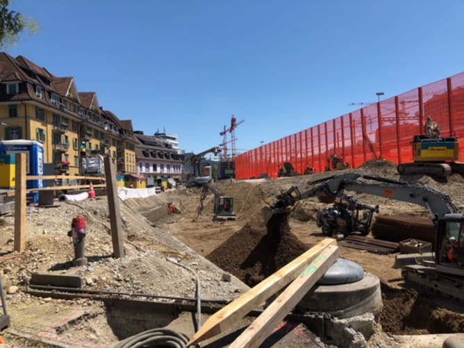 Baustelle Zollhaus Sommer 2018