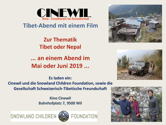 Invitation to the Cinéwil cinema evening (2019)