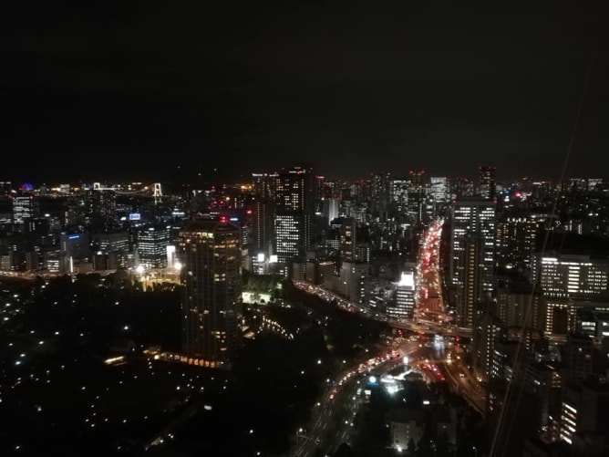 View downtown from Tokyo Tower 