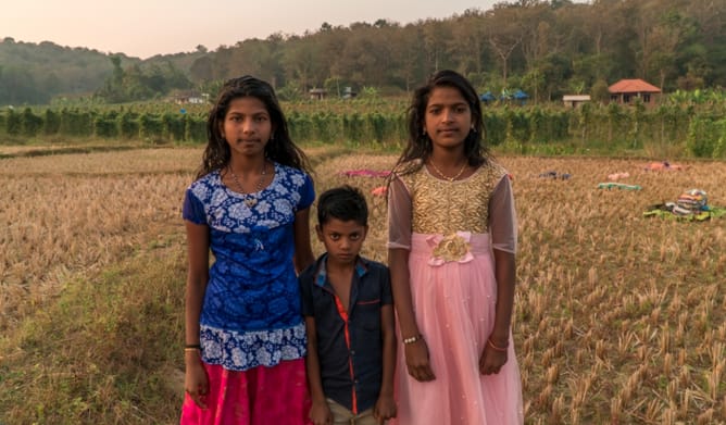 Portraits d'enfants