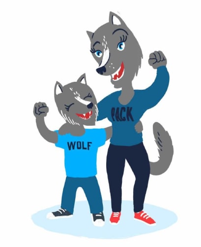 Zu zweit ein sackstarkes Wolfspack