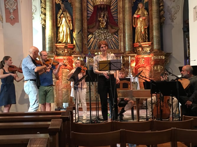 Konzert beim Festival Carinthischer Sommer mit Enrico Onofri und Mireille Lebel