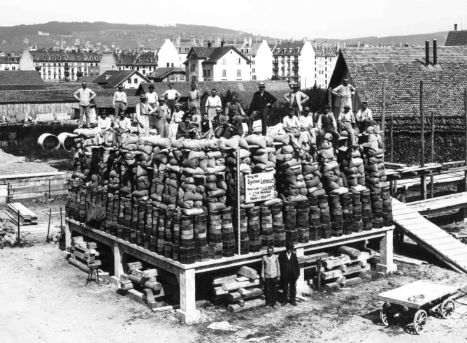 Foto: System Locher, 1901, Stadtarchiv Zürich